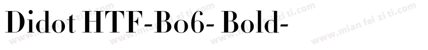 Didot HTF-B06- Bold字体转换